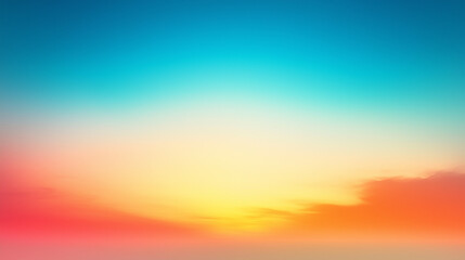 Naklejka premium Soft gradient sunset background with warm colors and copy space
