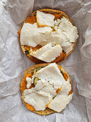 cheese on a plate