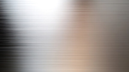 Abstract metallic surface with subtle gradients. Horizontal lines suggest a brushed or polished metal texture, creating a sleek and modern feel.
