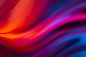 Fototapeta premium Vibrant Fiery Gradient Background with Red, Orange, and Magenta Tones, Cinematic Glossy Atmosphere