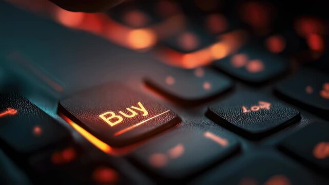 Close-Up of Buy Keyboard Button