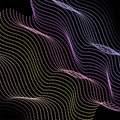 circular halftone dots vector background	