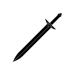 sword isolated on white