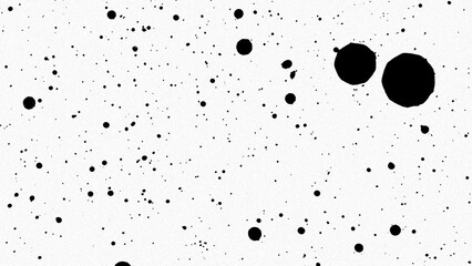 Dusty paint splatter on transparent background. Gritty paint texture, abstract artistic splash. Grunge vector illustration. Black isolated