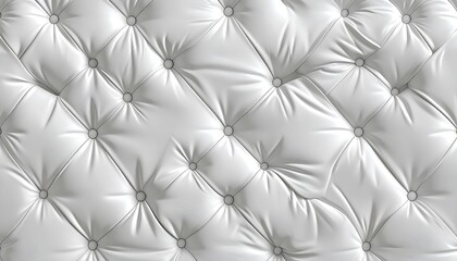 White quilted upholstery texture