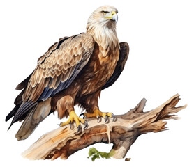 Obraz premium PNG Buzzard animal eagle bird.
