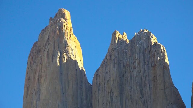 The Torres del Paine Mountain Group. Bernardo O'Higgins National Park. Chile. 