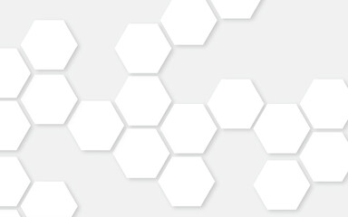 Abstract hexagon patterns background. 3D futuristic honeycomb mosaic background. geometric polygonal shapes vector design.