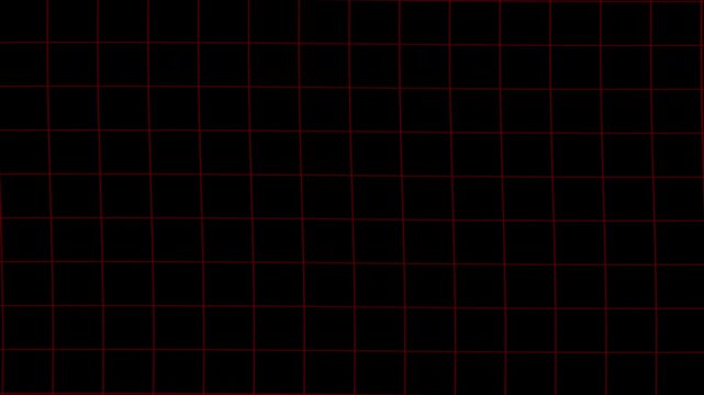 Dark abstract geometric pattern with red accents