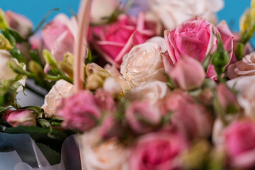Close-up of various flowers.