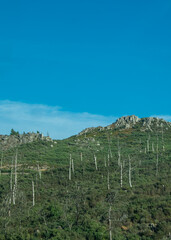 Rocky hills in the portuguese countryside