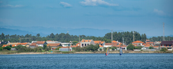 Scenic view of the ria de aveiro lagoon