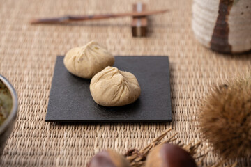 美味しそうな栗きんとん