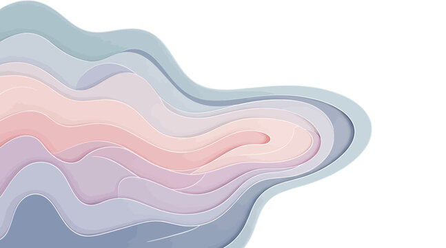 Vector art of abstract background with paper cut shapes vector design layout for business presentation, flyer, poster, banner