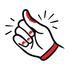 Obraz premium Hand Vector – Gesture, Support and Symbolic Illustration Design