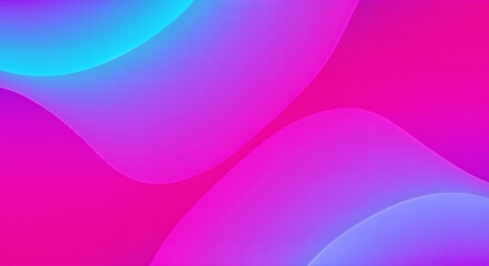 Abstract background with vibrant, flowing waves of pink, purple, and blue gradients.