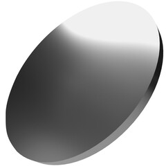 black and white button