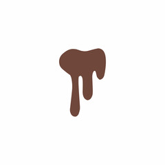 chocolate drip vector, choco melted, hot cocoa flow, sweet dessert vector, milk drop illustration, brown liquid wave, melting chocolate cartoon,