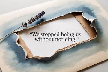 Emotional quote about stopping love revealing a hidden pain and memory