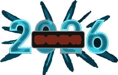 Luxury Gold 2026 Typography Design