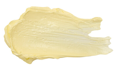 margarine spread isolated on white background