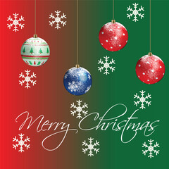 Santa Claus flies on Christmas Eve in the night sky with