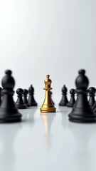 3D Minimalist Network Concept with One Central Figure Connected to Surrounding Nodes Representing Leadership, Communication, and Influence