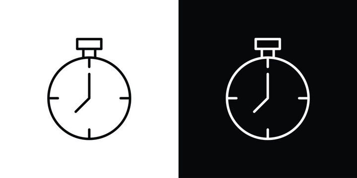 Fast processing icon - Line Style. symbol template design