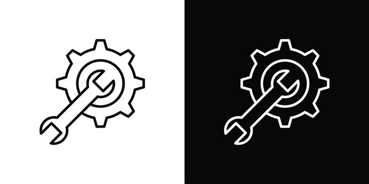 Customized icon - Line Style. symbol template design