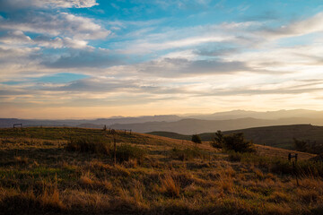 Mountain pasture at dusk © zhang