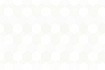 White Hexagon Geometric Seamless Pattern Vector