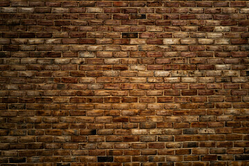 Old brick wall texture for background or wallpaper. Vintage masonry surface with bricks. Stone wall for design and construction themes. Rustic brickwork, wall backdrops. Old masonry wall.