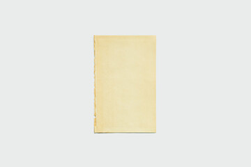 Aged Blank Paper Sheet for Design Mockup