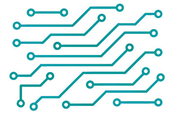 Circuit Board Vector Technology Pattern
