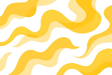 Seamless Wavy Line Pattern in Yellow and Orange – Abstract Geometric Design on White Background