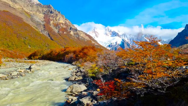 The Sierro Torre Mountain Group. Los Glaciares National Park. Argentina. 