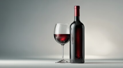 Isolated Wine and Beer Pouring Series Clean White Background Realistic Style