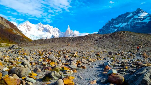 The Sierro Torre Mountain Group. Los Glaciares National Park. Argentina. 