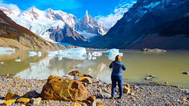 The Sierro Torre Mountain Group. Los Glaciares National Park. Argentina. 