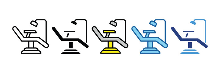 Dental Chair  Icon Element For Design