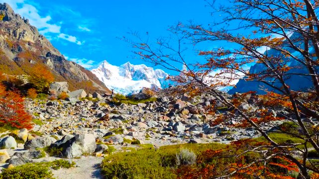 The Sierro Torre Mountain Group. Los Glaciares National Park. Argentina. 