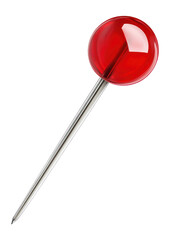 PNG Red clear pointed push pin isolated sharp confectionery.