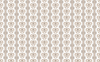 vertical seamless pattern for wallpapers. Vintage ornate background for Fabric, invitations or greeting, Digital backgrounds for websites or presentations