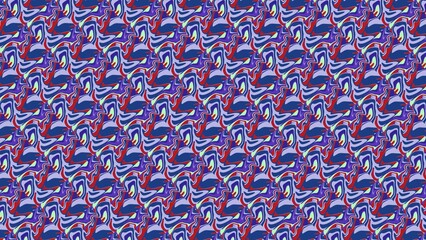 Peacock Feather Type seamless pattern