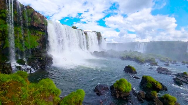 Iguazu National Park. A unique waterfall complex. 