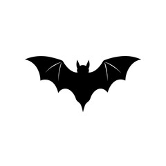 Fototapeta premium Bat silhouette flying icon vector illustration scalable eps silhouette