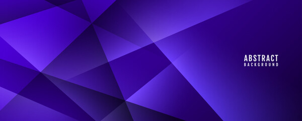 3D purple geometric abstract background overlap layer on dark space with polygon effect decoration. Modern graphic design element cutout style concept for web banner, flyer, card, or brochure cover