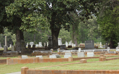 Historic Section of City Cemetery in Jacksonville TX