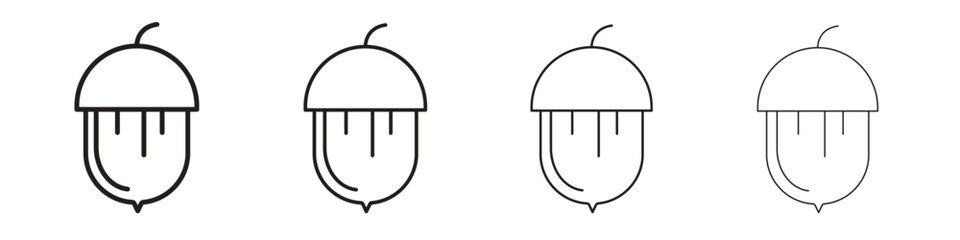 Hazelnut icon set vector eps10. illustration, logo sign symbol pictogram template