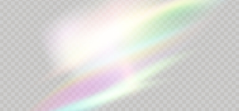 Abstract luminous background with prism rainbow effect.